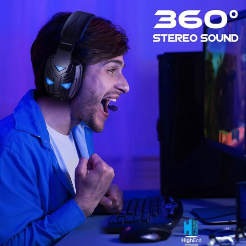 TRANSFORMERS Blue LED Gaming Headset