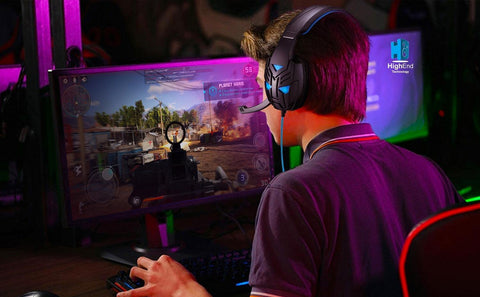 TRANSFORMERS Blue LED Gaming Headset