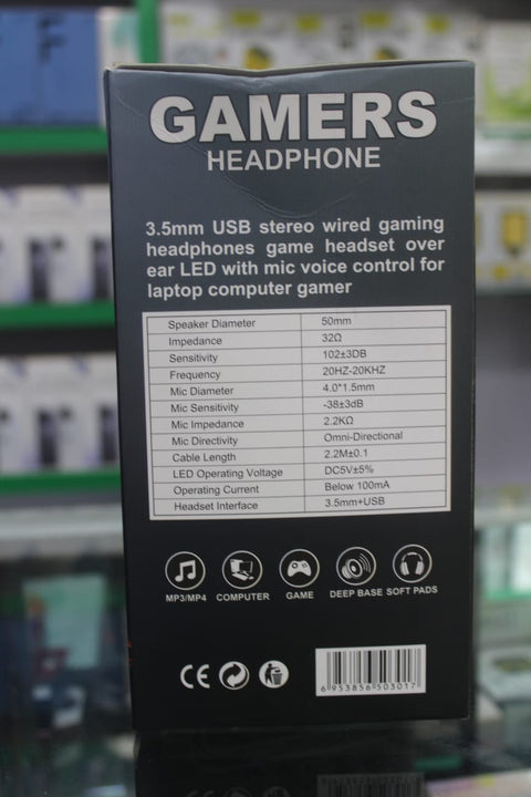 TRANSFORMERS Blue LED Gaming Headset