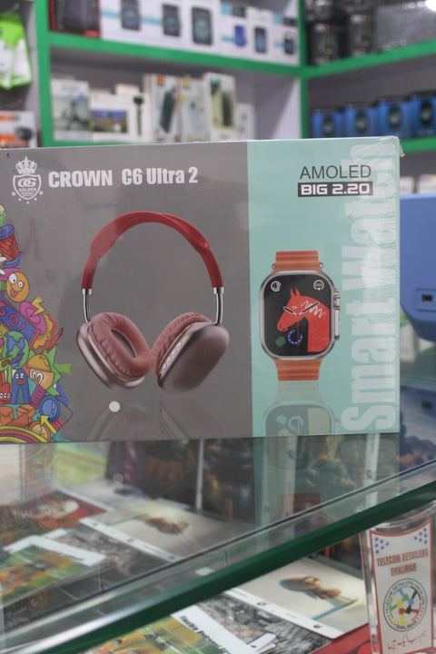 P9 Wireless Headphone + Smart Watch Combo